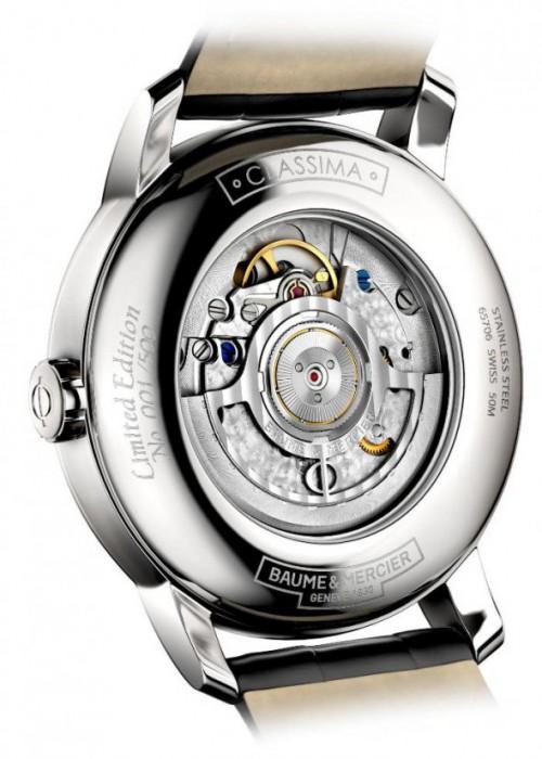 Baume & Mercier Classima Automatic Jumping Hour Limited Edition Reverse