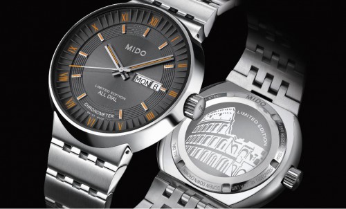 Mido All Dial Tenth Anniversary engraving