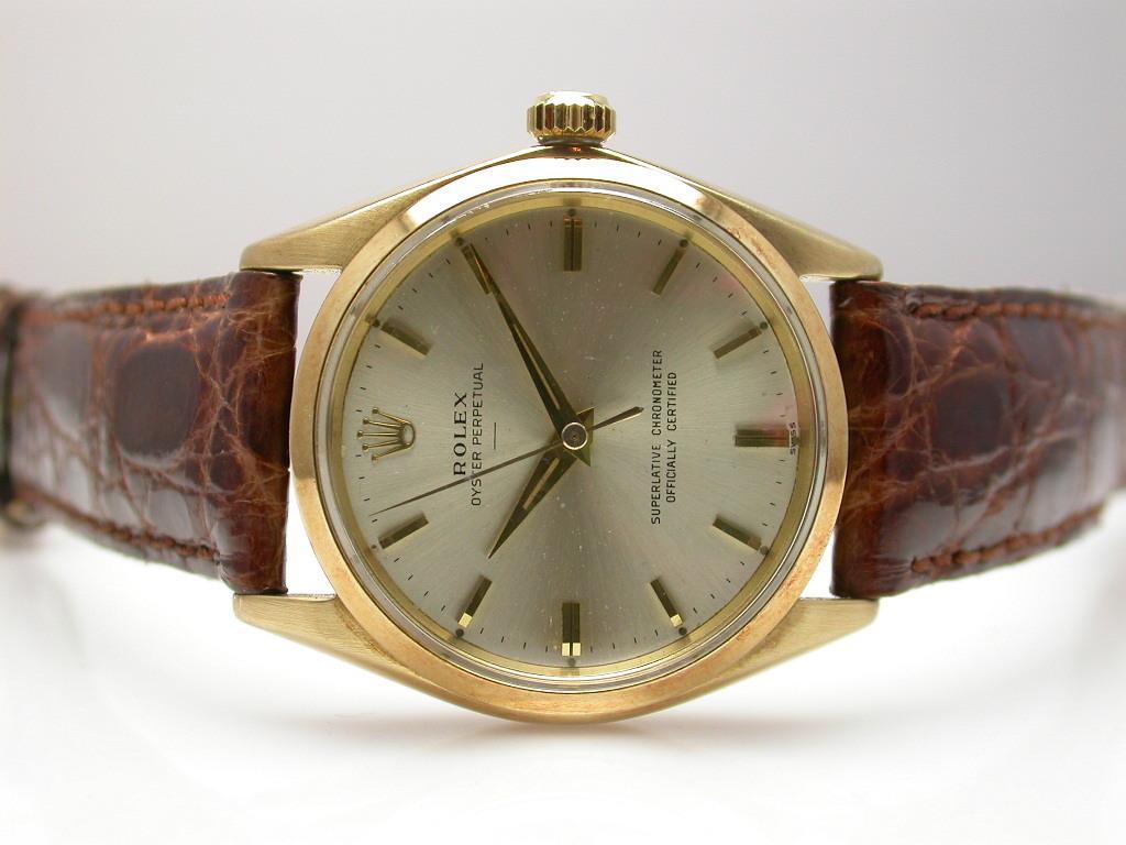 1950s Rolex 14ct gold Oyster Perpetual