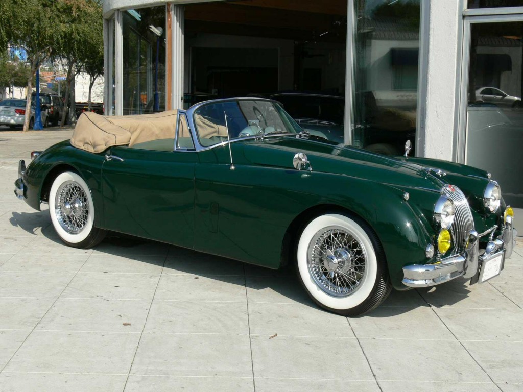 Jaguar in British Racing Green