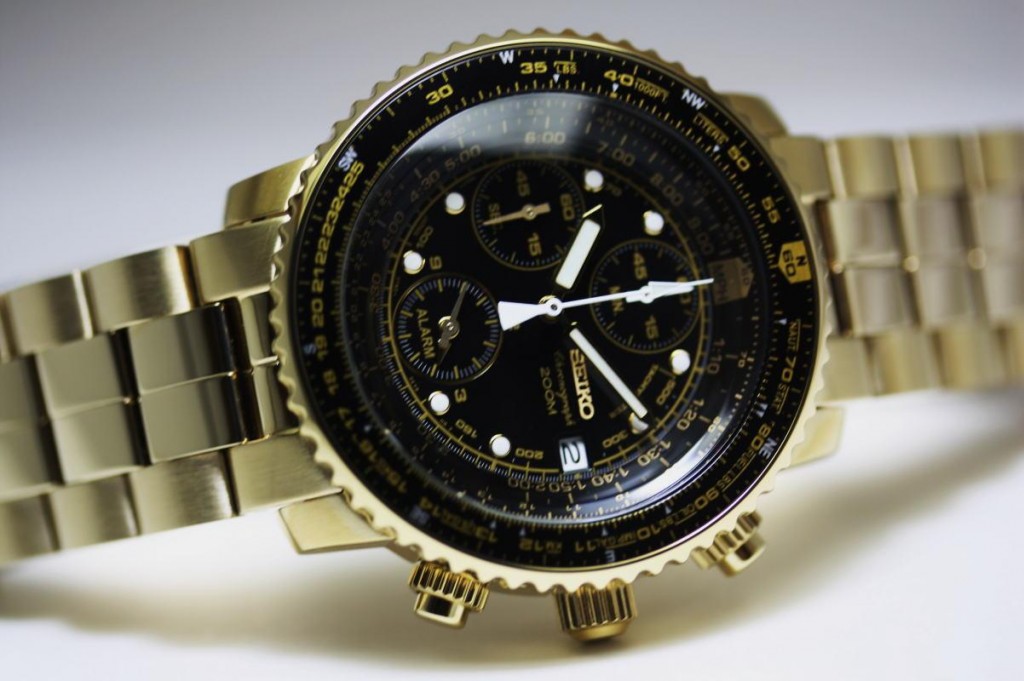 Seiko Pilot Alarm Chronograph
