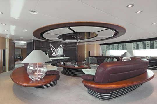 Perini Navi Maltese Falcon interior