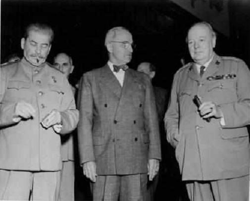 Stalin, Truman and Churchill