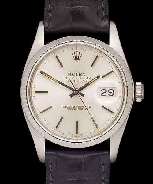 White gold bezel
