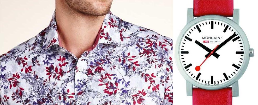 Marks & Spencer Autograph Shirt and Mondaine Watch Marks & Spencer Autograph Shirt and Mondaine Watch