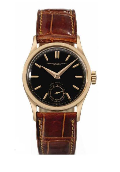 Patek Philippe Calatrava Ref 96 18k gold with leather strap