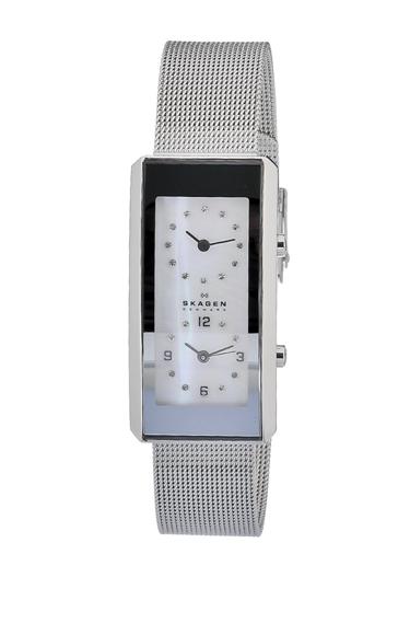 Skagen Women's 20SSSMP Steel Collection Dual Time Zone Stainless Steel Watch