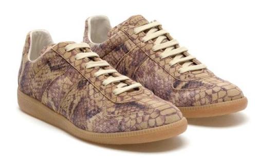 Maison Martin Margiela Python Print Sneakers