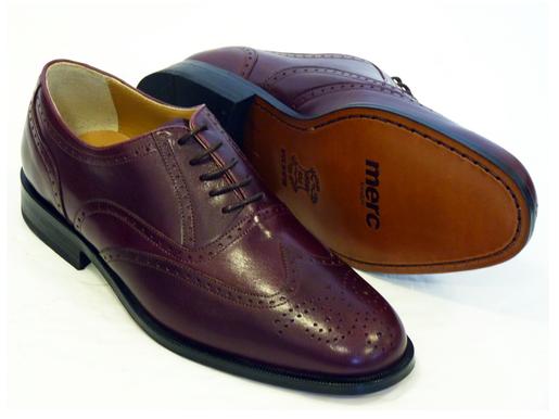 Merc Retro 60's Ox Blood Wingtips