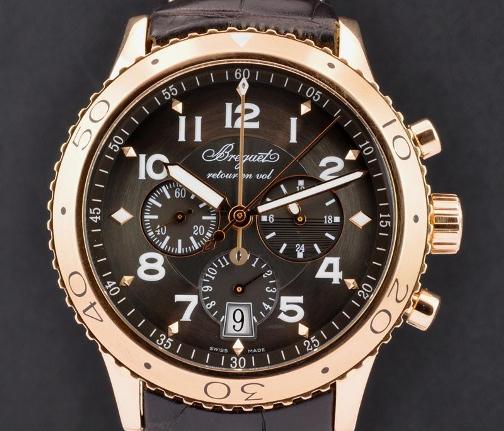 Breguet 18k PG Type XXI Flyback Chronograph
