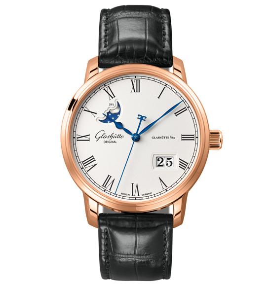 Glasshutte Original Senator Panorama Date Moon Phase