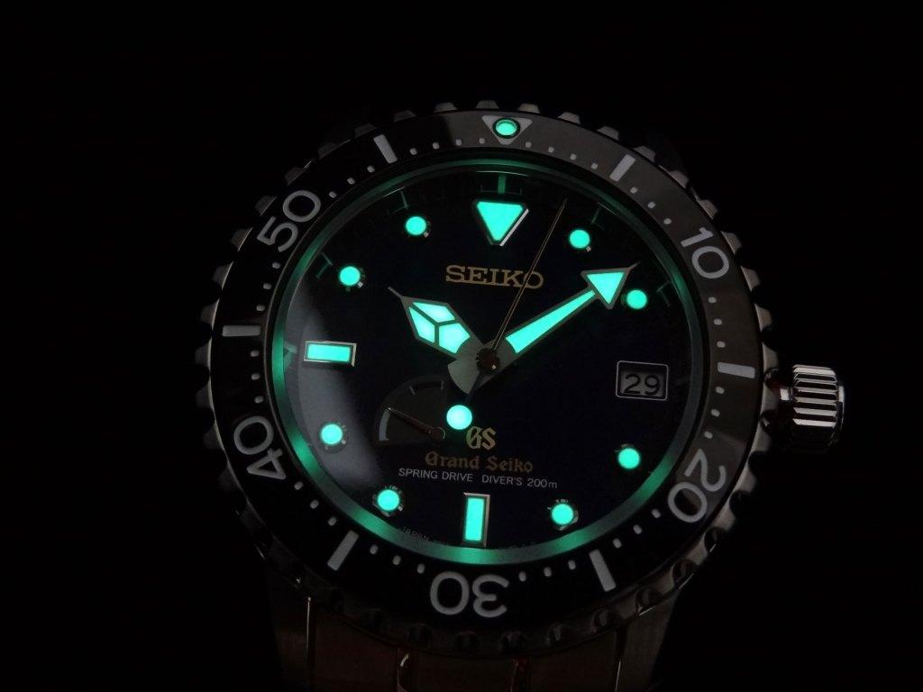 Grand Seiko Spring Drive Limited Edition lume