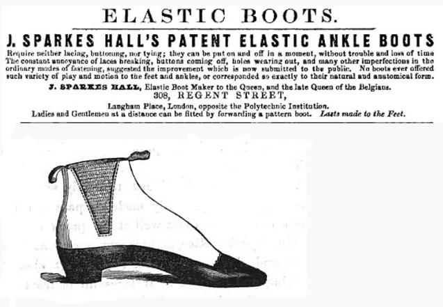 J. Sparkes Hall Elastic Ankle Boots