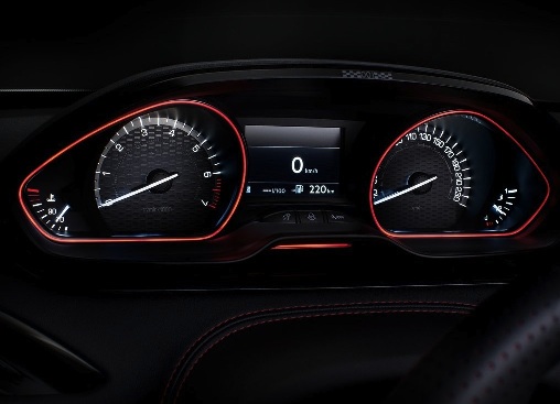 Peugeot 208 GTi Dials