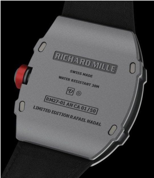 Richard Mille Tourbillon RM-027 01 caseback