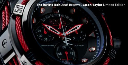 Invicta Bolt Zeus Reserve Jason Taylor Limited Edition