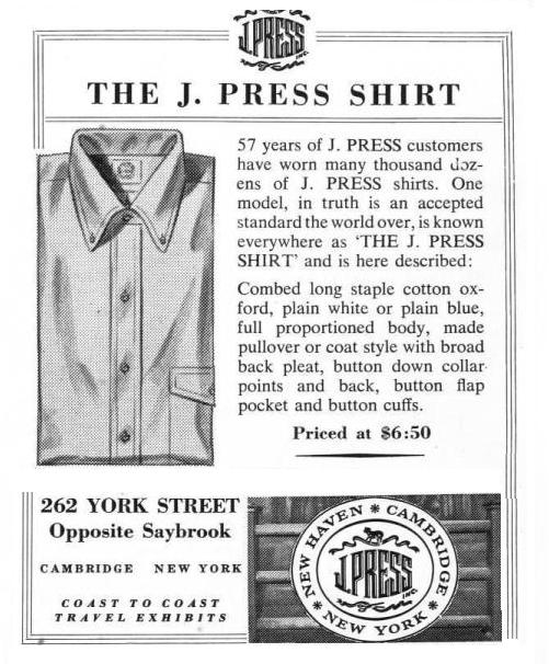 J. Press advertisement