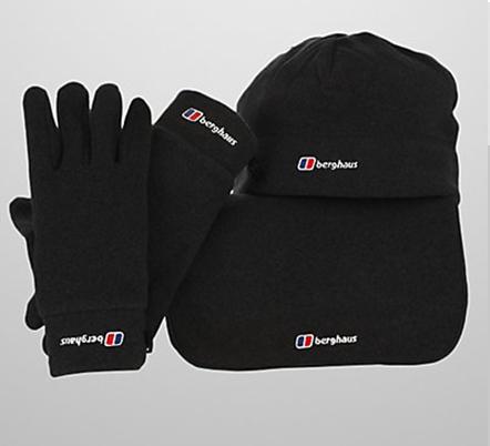Spectrum 3 Piece Pack At- Classic Fleece Hat, Glove And Scarf Set