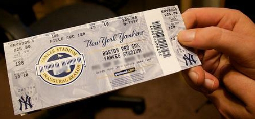 Tickets to the Yankees
