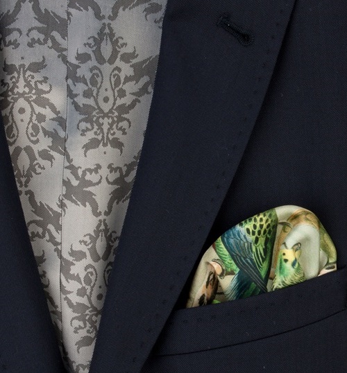 silk pocket square