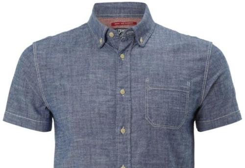 Criminal short sleeved Birchwood chambray