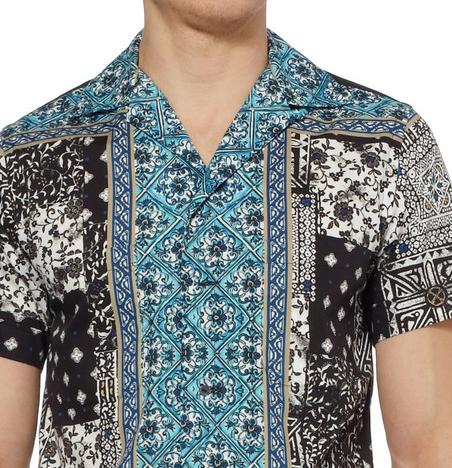 Dolce & Gabbana Printed Cotton Short-Sleeve Shirt