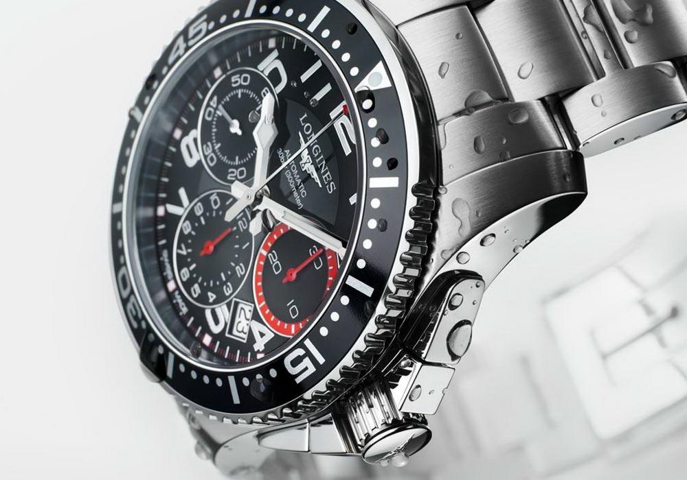 Longines Hydro Conquest Chrono Black