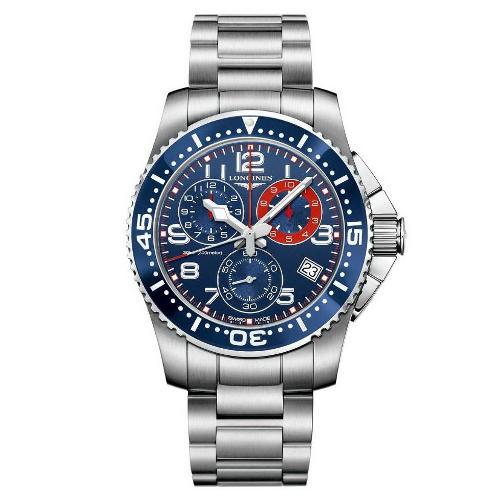 Longines Hydro Quest Chrono blue dial