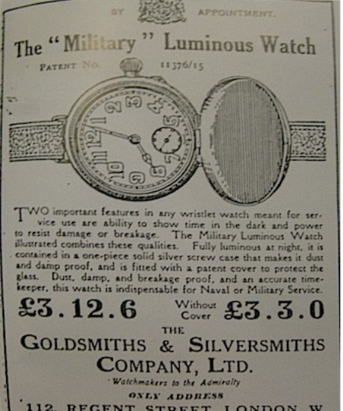Military luminous watch
