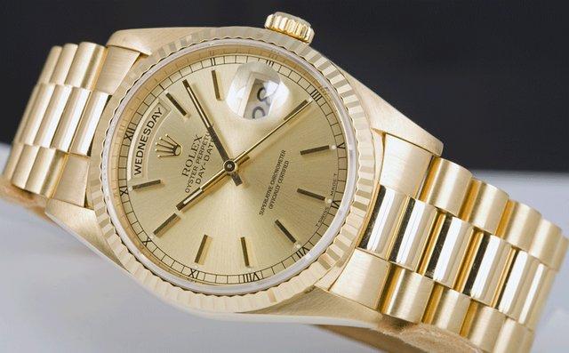Rolex Day Date in 18k gold