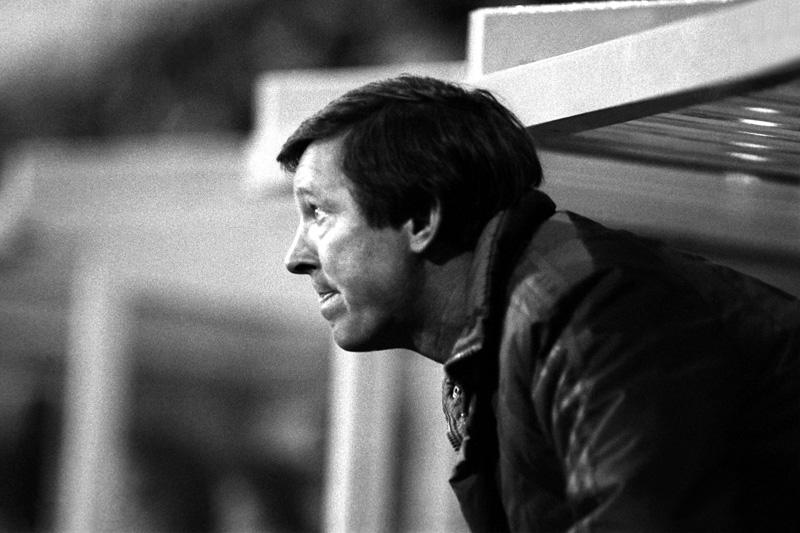 Sir Alex Ferguson doing what he does best