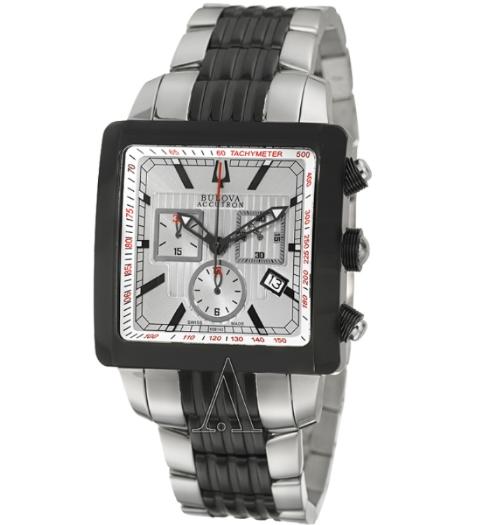 Bulova Accutron Gents 2 Tone Bracelet Watch 65B143