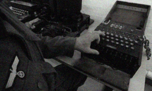 Operating an Enigma machine