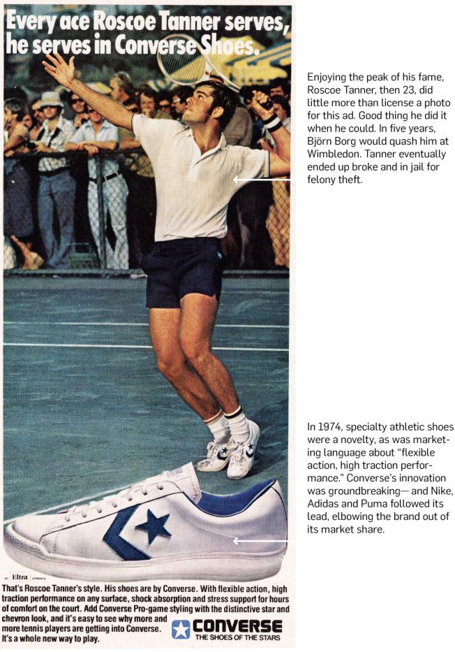 Roscoe Tanner and Converse