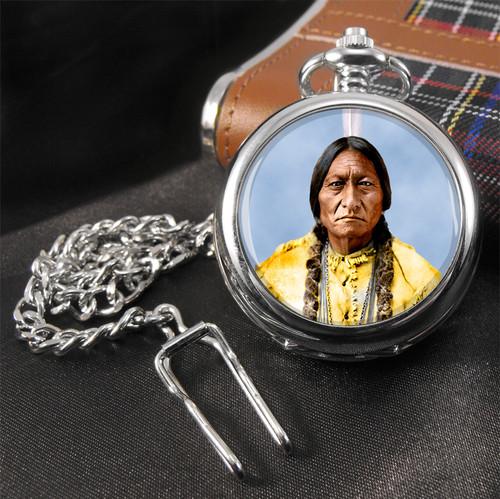 Chief Sitting Bull pocket watch