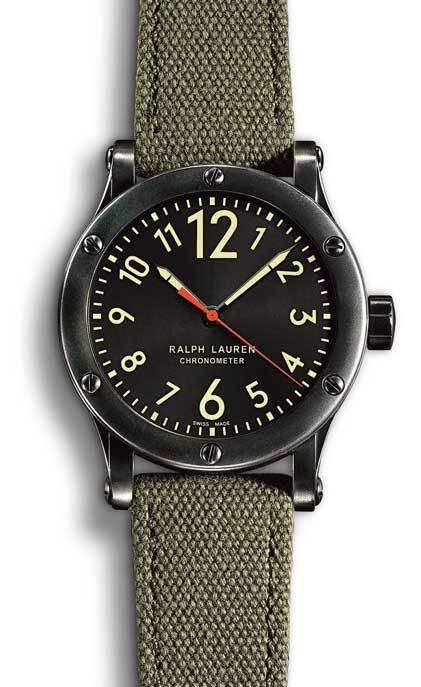 Ralph Lauren RL 67 Safari Chronometer soldier