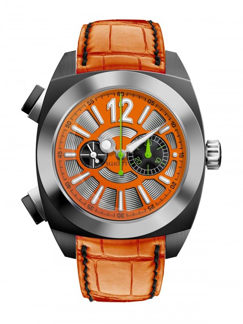 Ellicott Majesty Automatic Chrono orange and grey