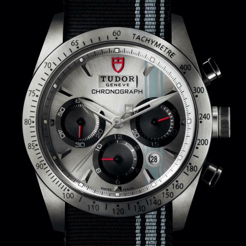 Silver dial Tudor Fastrider official Ducati watch