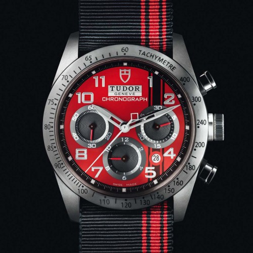 Tudor Fastrider Ducati red black watch