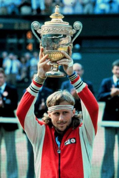 Bjorn Borg wins Wimbledon