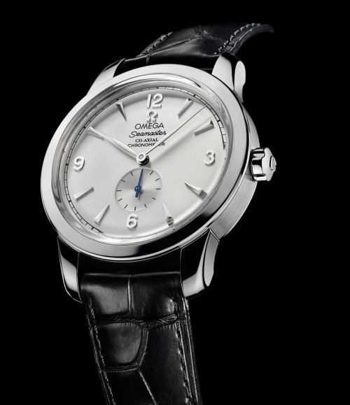 Omega Seamaster 1948 Co-Axial London 2012 black leather Chronometer
