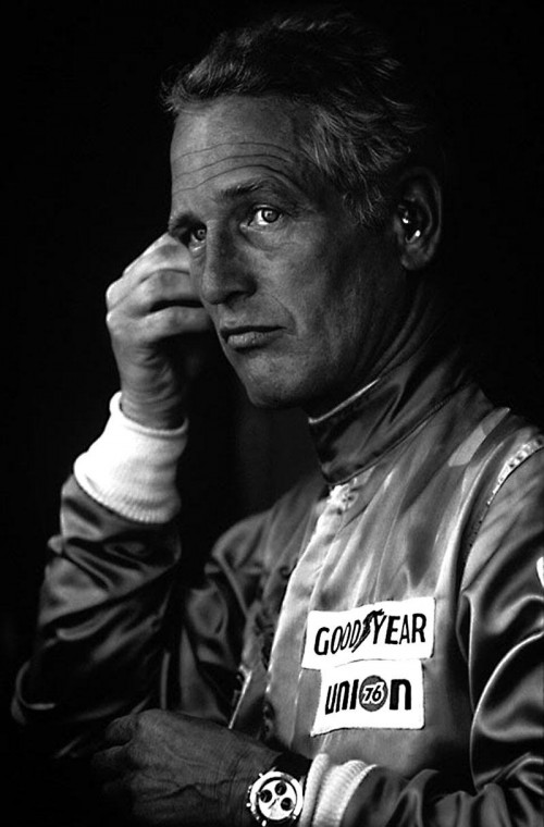 Paul Newman with Rolex Daytona