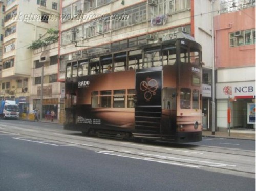 Rado advert on Hong Kong bus