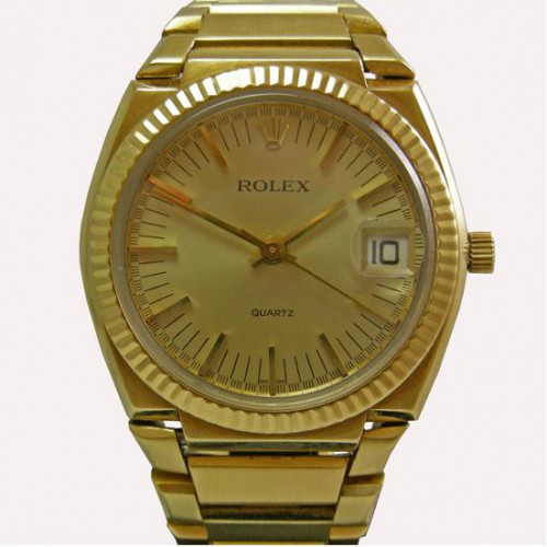 1960s Rolex Gold Quartz watch