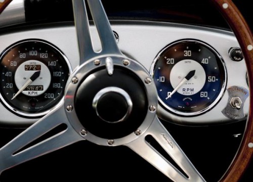 Austin Healey 100M dashboard