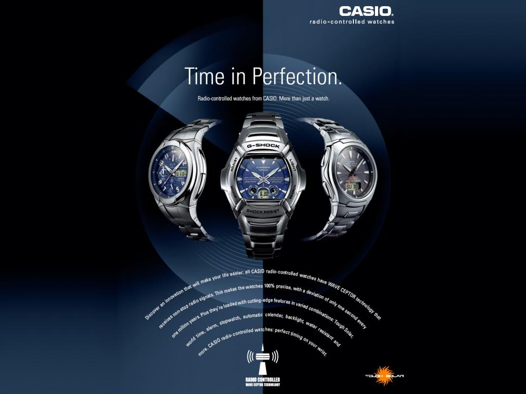 Casio and the punctually correct watch