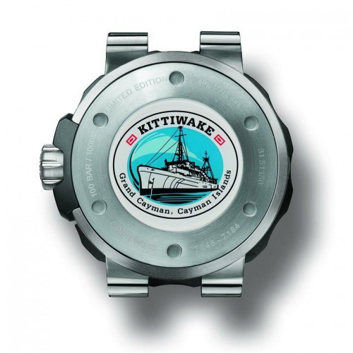 Oris Kittiwake Limited Edition diver reverse