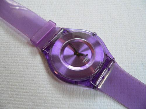 Blue Swatch Skin Plastic Strap
