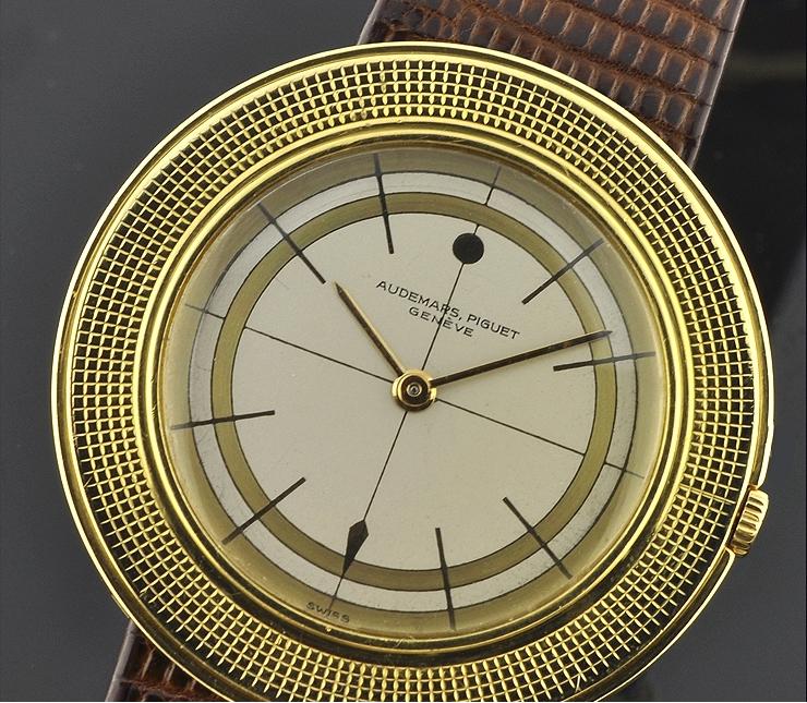 Audemars Piguet 1960s oversized watch in 18k gold