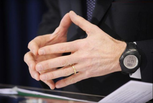 George Papandreou Suunto watch